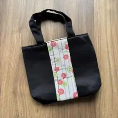 【美品】THE KYOTO KUROCHIKUミニトートバッグブラックミニトート