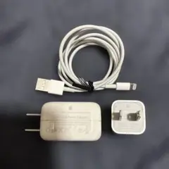 Apple 純正　USB-A 充電アダプタ　ケーブルセット