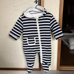 ストライプロンパース 50-70
