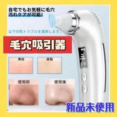 毛穴吸引器 美顔器 毛穴クリーナー 温冷ケア 3段階吸引力 角栓 USB充電式