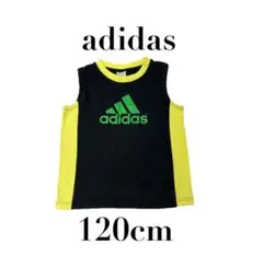 【adidasアディダス】タンクトップ　ビッグロゴ　ボーイズ　スポーツ　120
