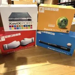 XaviX ザビックスポーツ　ポート、ボウリング、ボクシング、ベースボールセット
