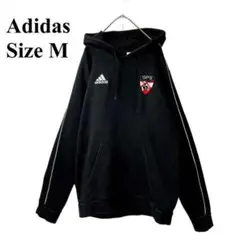 アディダス ADIDAS スウェットフーディー グローバルプレミアサッカー 古着
