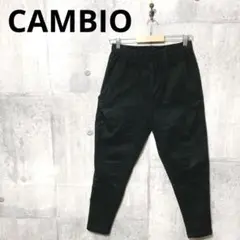 CAMBIO カンビオ メンズ テーパードイージージョガーパンツ M ブラック