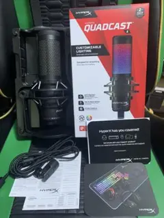 【ほぼ未使用品】HyperX QuadCast S USBマイク