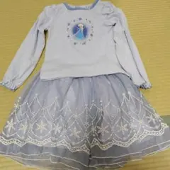 axes femme アクシーズファムキッズエルサ　トップス　スカート