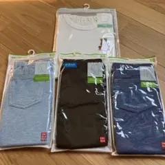 新品！ユニクロ ベビー リラックスフィットレギンス 80サイズ セット Tシャツ