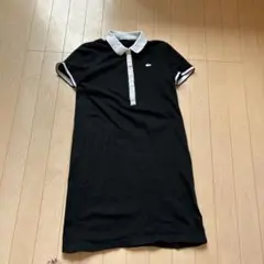 値下げしました！LACOSTE ブラック ポロワンピース 36