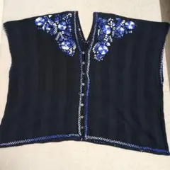 チチカカ　インド綿　刺繍　トップス