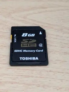 送料無料 TOSHIBA 8GB SDカード