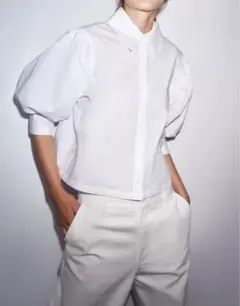 ZARA ポプリンシャツ