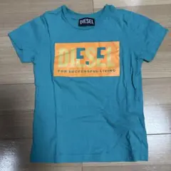 DIESEL ターコイズ Tシャツ 100%コットン