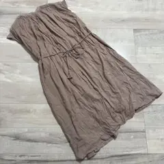 【Plame Collome】ロングワンピース ピンク フリーサイズ