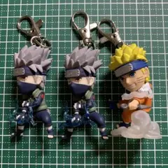 ナルト フィギュアキーホルダー うずまきナルト はたけカカシ セット