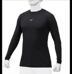 Mizuno KUGEKI lightfeel 長袖アンダーシャツ M ネイビー