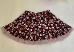 新品未使用★BEBE べべ★リバティ　花柄　スカート90