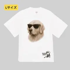 n168【新品未使用】オリジナル Tシャツ イヌ サングラス メンズ Lサイズ