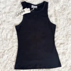 【新品】GANNI タンクトップ タグ付き ノースリーブ 刺繍