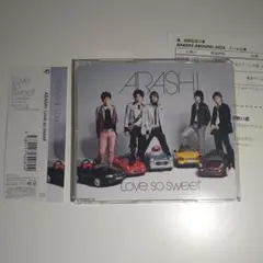 【 嵐 】 　Love so sweet　初回限定盤 CD　ARASHI