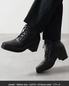 High Sole Design Heel Boots/ハイソール ヒールブーツ