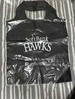 SoftBank Hawks エコバッグ 黒