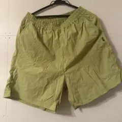 オリーブグリーン ショートパンツ ゴムウエスト