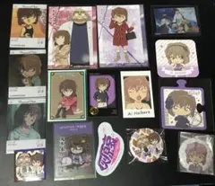 名探偵コナン 灰原哀 グッズ セット コースター 缶バッジ クリアカード