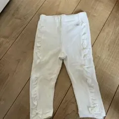 メゾピアノ　ホワイトフリルレギンス