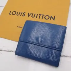 ✨美品✨LOUIS VUITTON 二つ折り財布 小銭入れ エピ レザー 人気