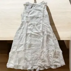⭐︎パジャマネグリジェワンピース 膝丈　NORATWIPSホワイトXXS