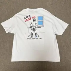 CAFE LEG #3 Tシャツ ボックスシルエット　野村訓市　XL