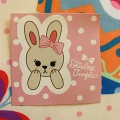 シャーリーテンプル　シール　ステッカー　うさぎ　非売品