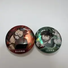 僕のヒーローアカデミ 緑谷出久 切島鋭児郎ピンバッジ 2個セット