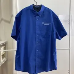 Port Authority 半袖ワークシャツ 青色