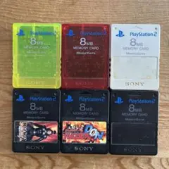SONY PS2 メモリーカード 6個　セット