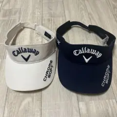 Callaway Chrome Soft バイザー 2点セット
