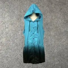 美品 TRUNK ヒロココシノ フーデッドノースリーブベスト y2k 13AB