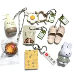 3COINS 文教堂 Latte 淡色 ベージュ ガチャ ミニチュア まとめ売り
