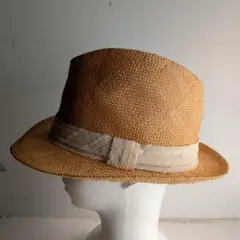 【ストローハット】フクヤ/日本製（メンズ/ユーズド品）