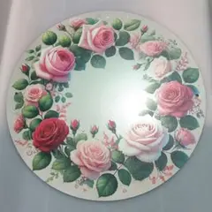 メタルサイン　ミニ看板　薔薇