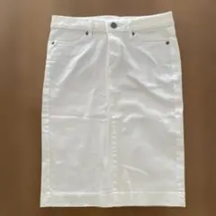 UNIQLO ユニクロ　デニムスカート　ホワイト