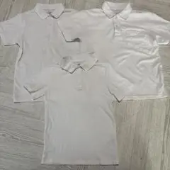 白ポロシャツ キッズ 140 セット売り