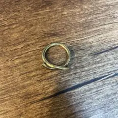 ゴールド シンプル オープンリング