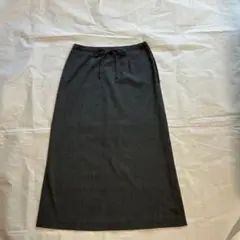 ユニクロ　ロングスカート グレー