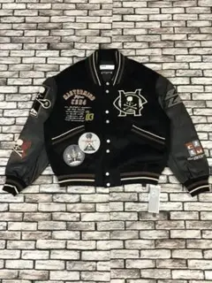 極美品✨マスターマインドジャパン✨スタジャン✨高級カシミヤ100✨レザー✨スカル 極美品✨マスターマインドジャパン✨スタジャン✨高級カシミヤ