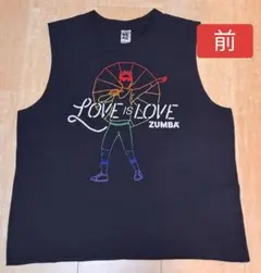 ZUMBA(正規品 2025年5月発売) Mサイズ 黒(ブラック) ノースリーブ
