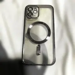 【値下げ】iPhone用クリアケース マグネットリング付き【iPhone12用】