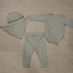 KITH キス 4点セット ベビー ロンパース　キャップ　スタイ 6-12M