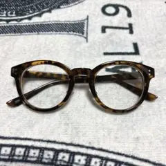 GLADELI 伊達メガネ べっ甲柄