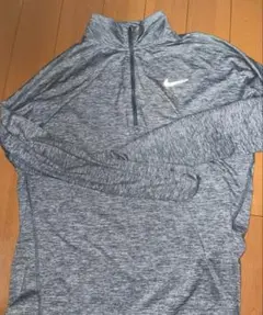 Nike DRI-FIT ハーフジップ グレー Lサイズ